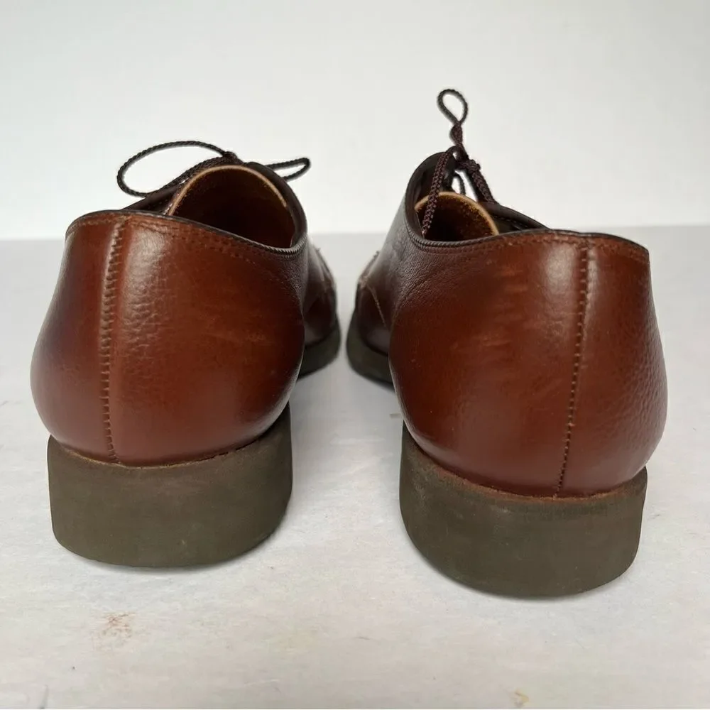 Hush Puppies Men's Lace Up Oxfords Dress Brown Size 8 1/2W
